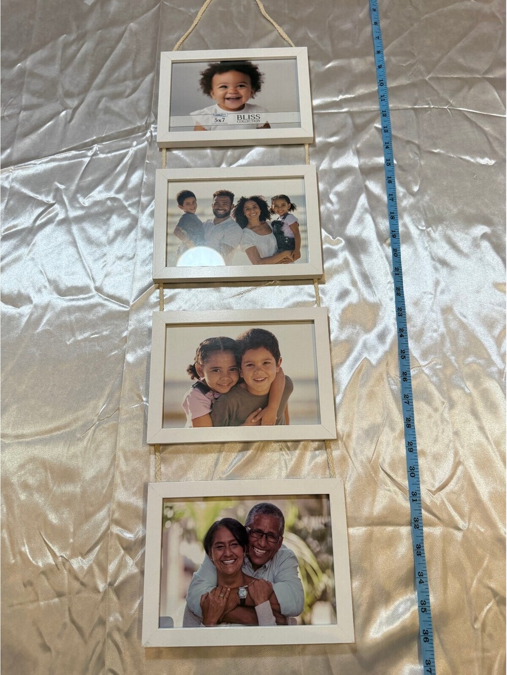5x7 White Hanging Photo Frames